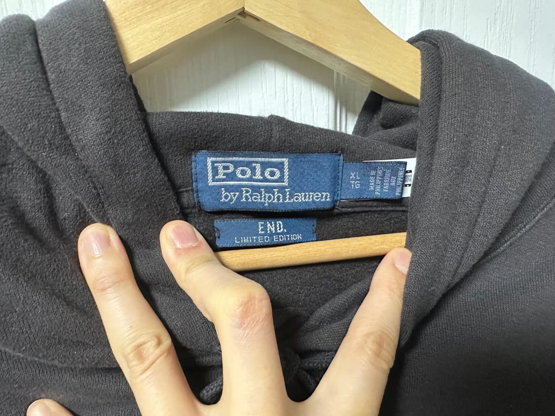 폴로 랄프로렌 x 엔드 클로징 바로크 콜라보 후디 XL 상품이미지3