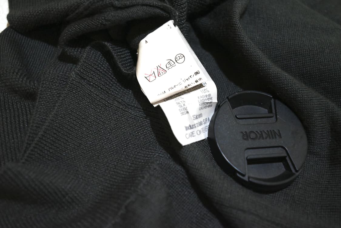 Giorgio Armani 90s silk cashmere zip  상품이미지5