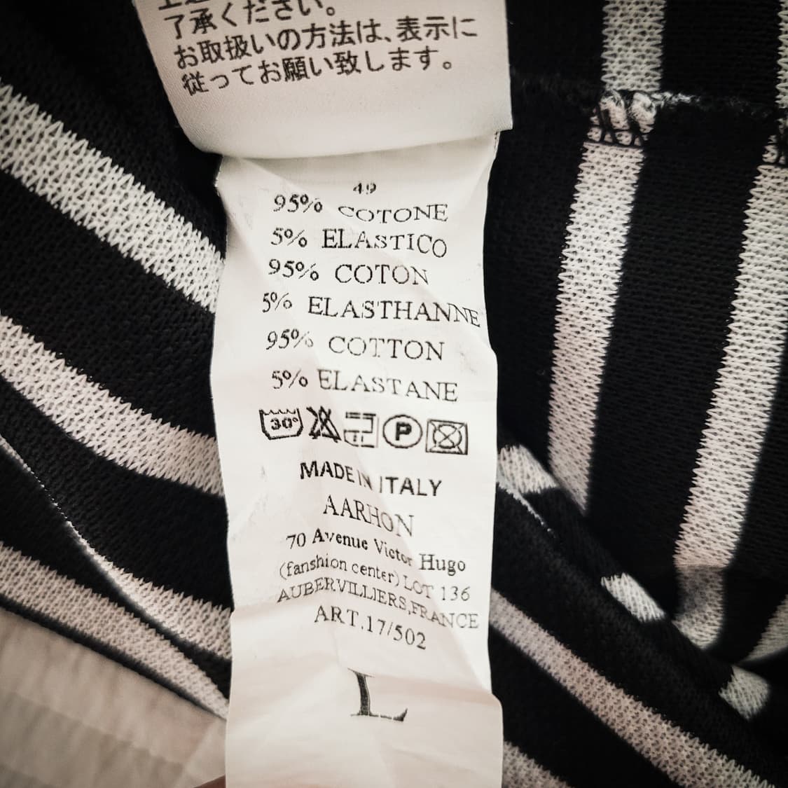 Made in Italy Mode Fourrure Jersey 상품이미지8