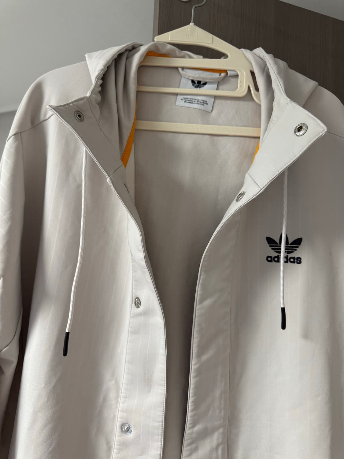 아디다스 오리지널 핀스트라이프 후디드 코치 자켓 (XL/105) 상품이미지5