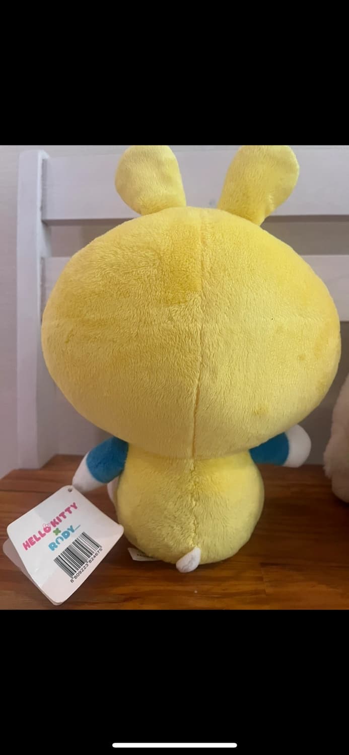 (고전 빈티지)헬로키티 로디 콜라보 토끼 코스튬 인형 30cm 상품이미지3