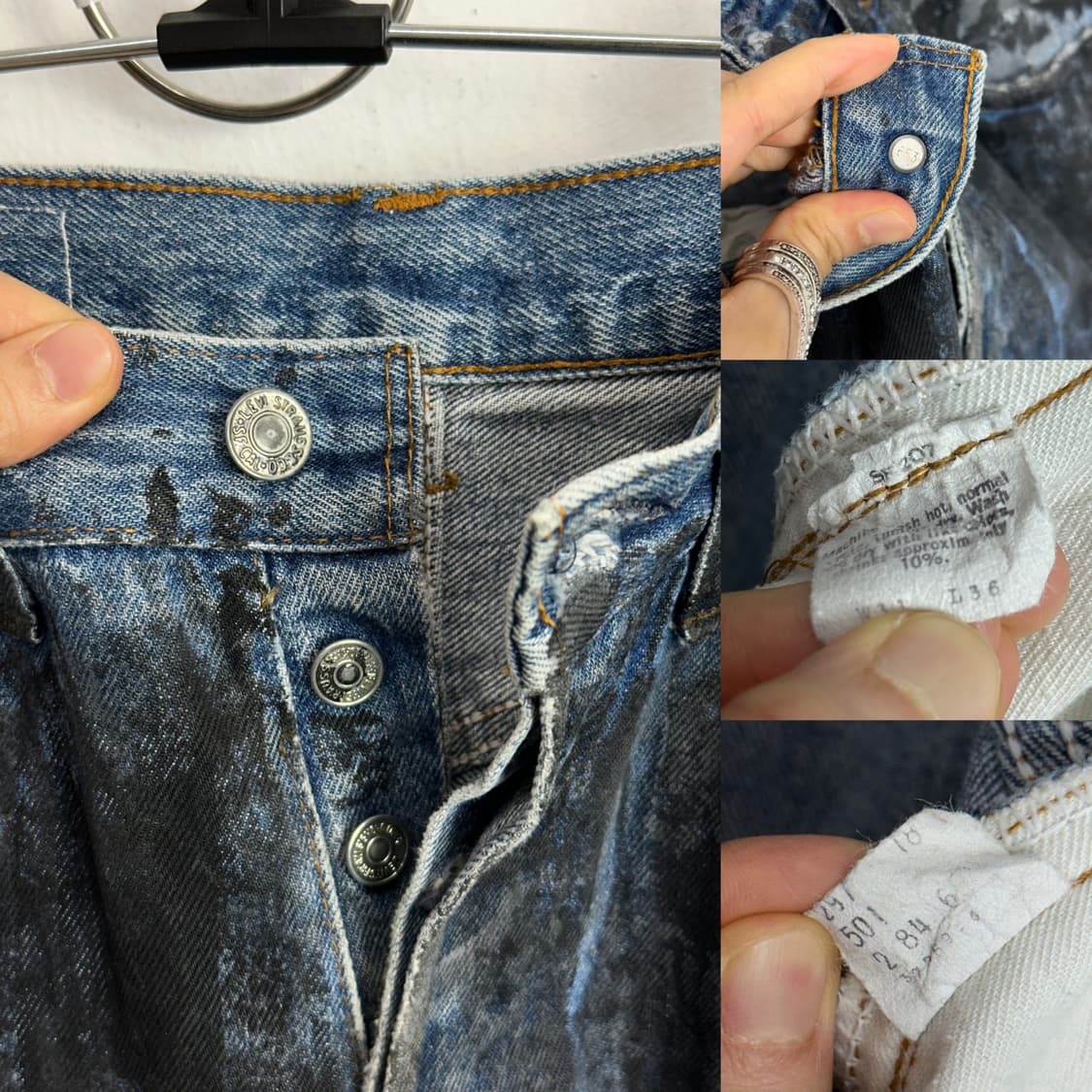 Levi’s 80s 501 Archipram Custom Silkscre 상품이미지10