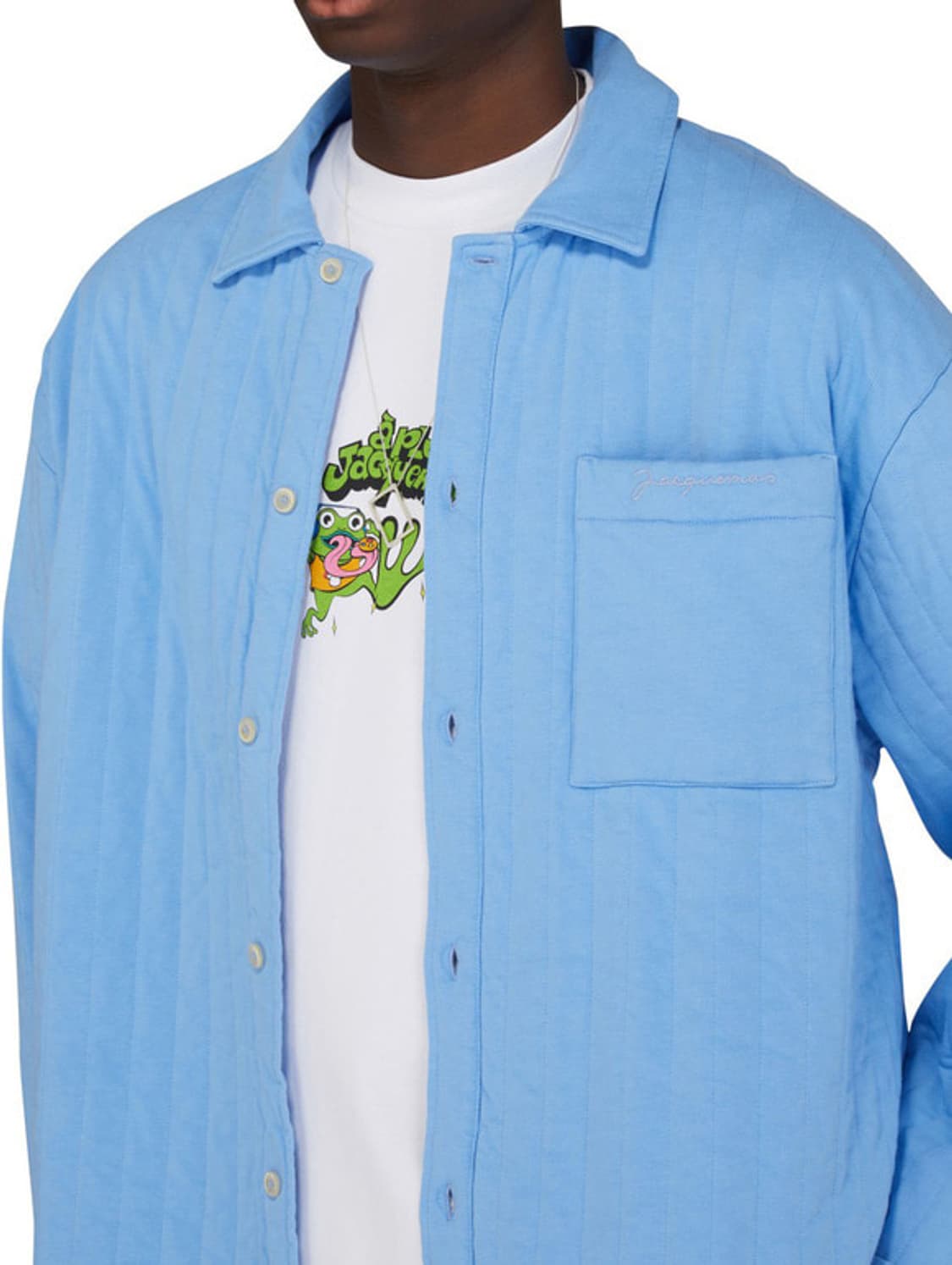 [L] 자크뮈스 패딩셔츠 자켓 스카이 블루 상품이미지1