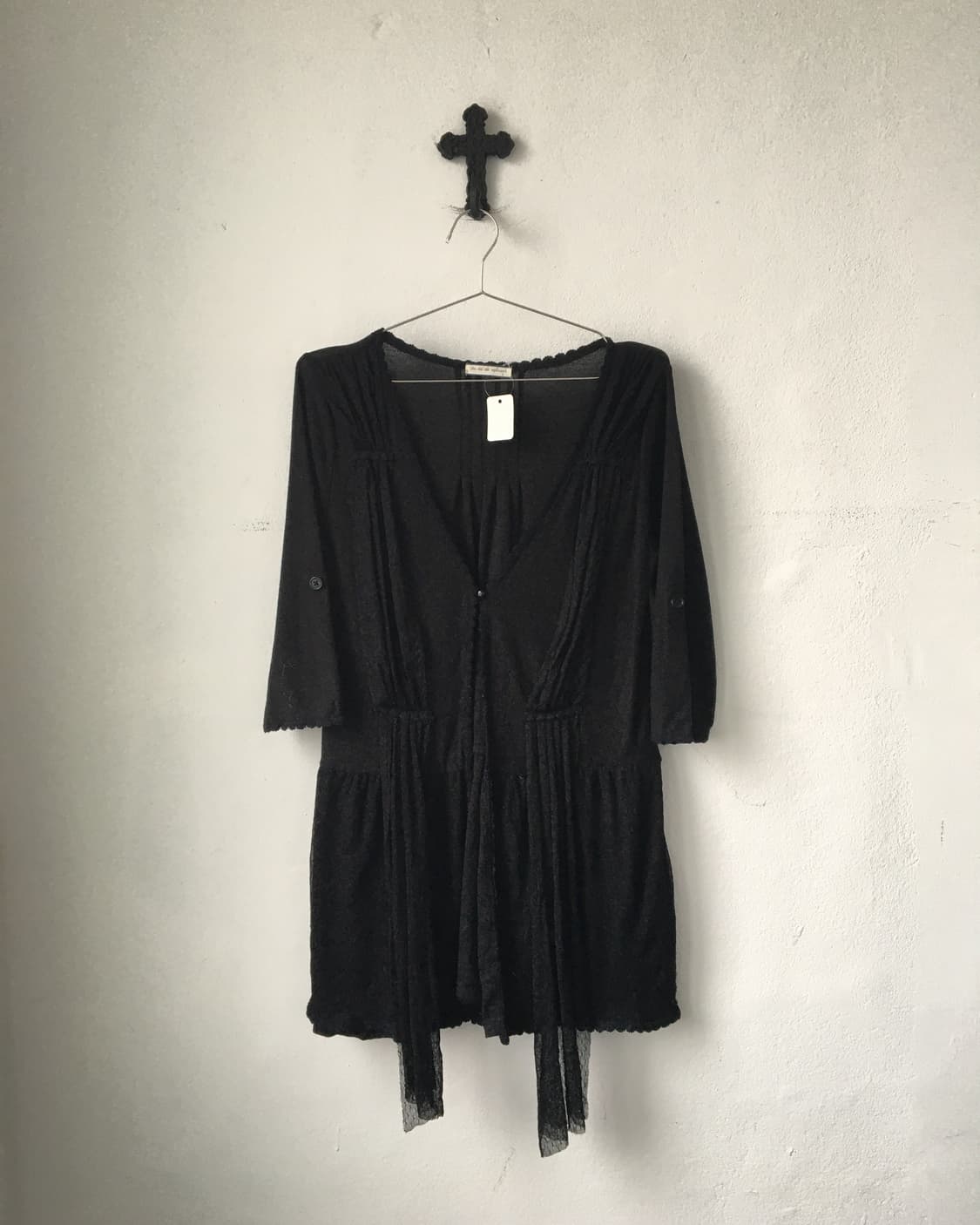 Pleats layer point cardigan 상품이미지2