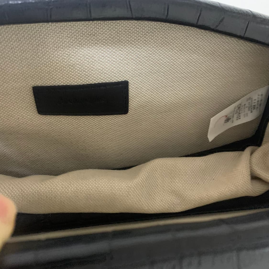 아카이브앱크 쉘토트백 Shell tote bag(Crocodile bla 상품이미지5