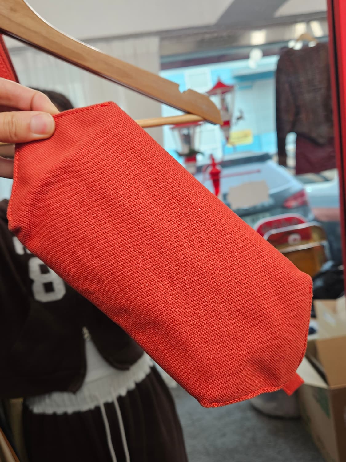 메종키츠네 폭스헤드파우치백 상품이미지4