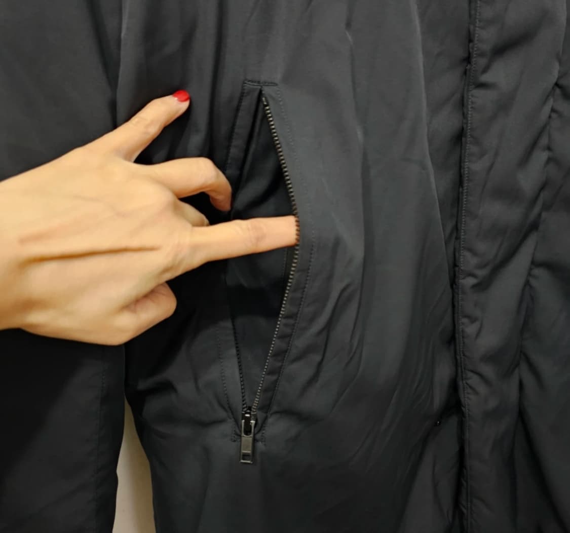 Theory 띠어리 남성 블랙 패딩 코트 100 (내피탈부착) 상품이미지7