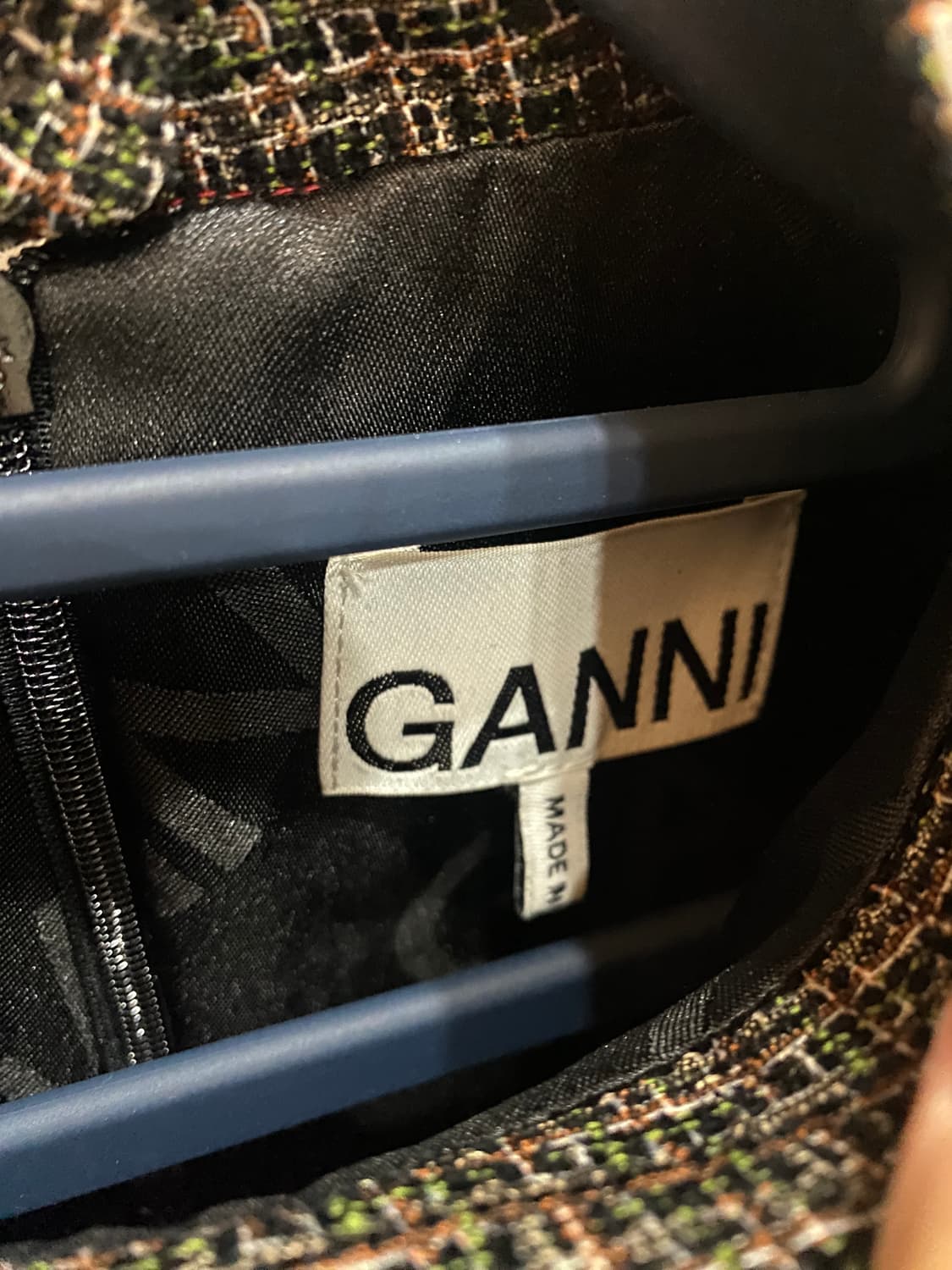 Ganni 가니 벌룬 소매 미니 원피스  상품이미지3