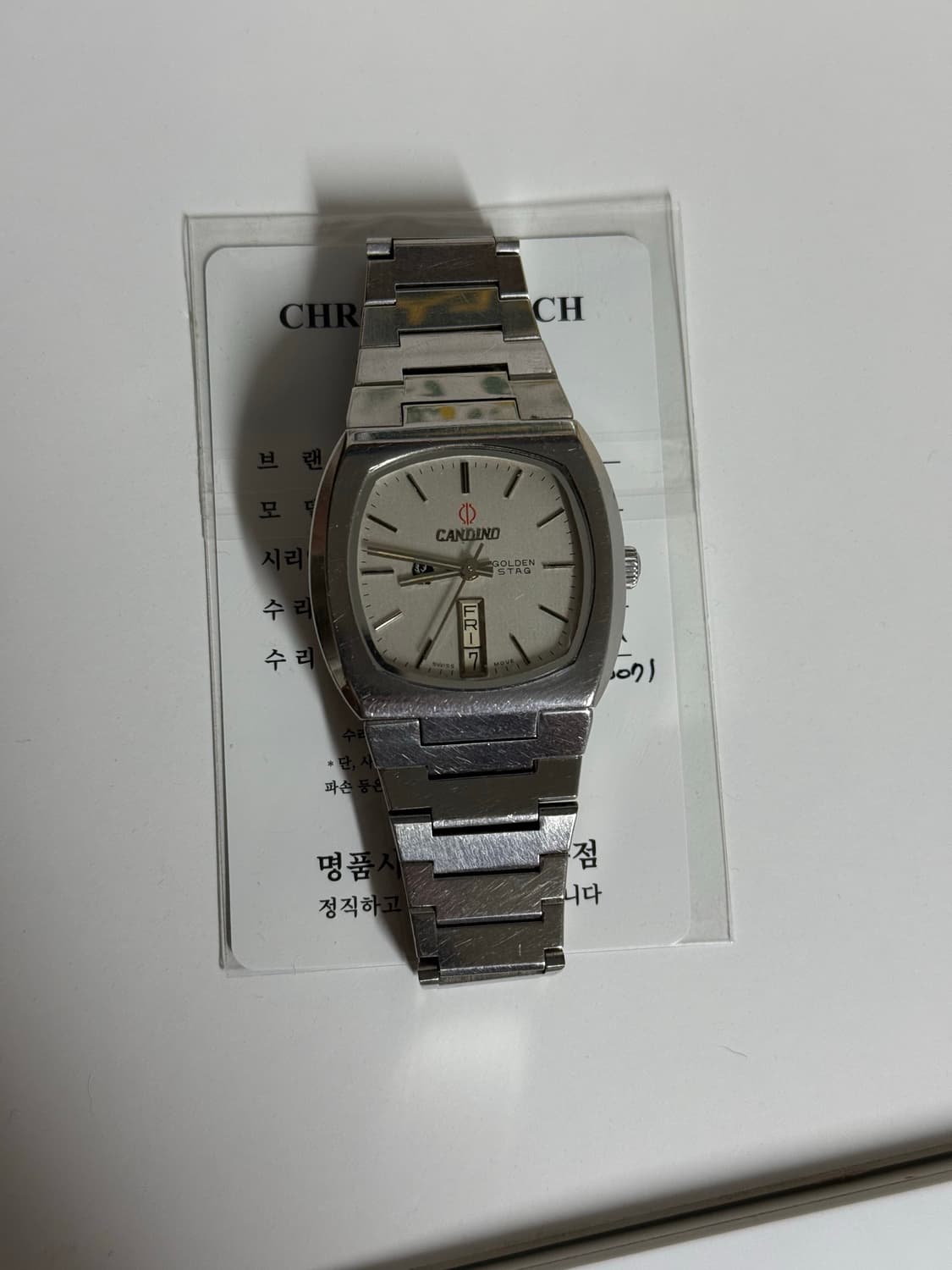 빈티지 스위스 칸디노 오토매틱 시계 상품이미지1