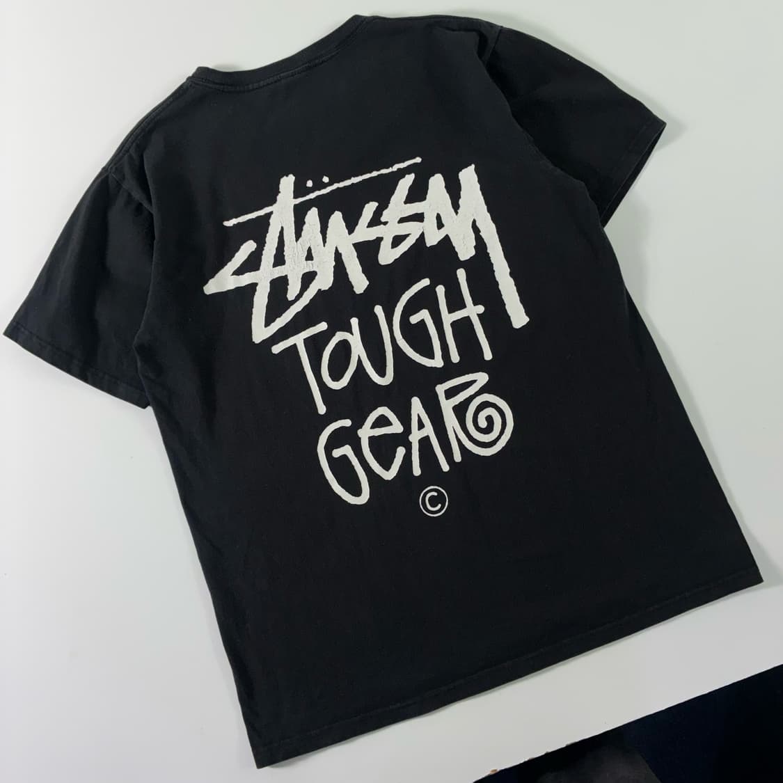 Stussy  스투시 터프기어 블랙 반팔티셔츠  상품이미지1