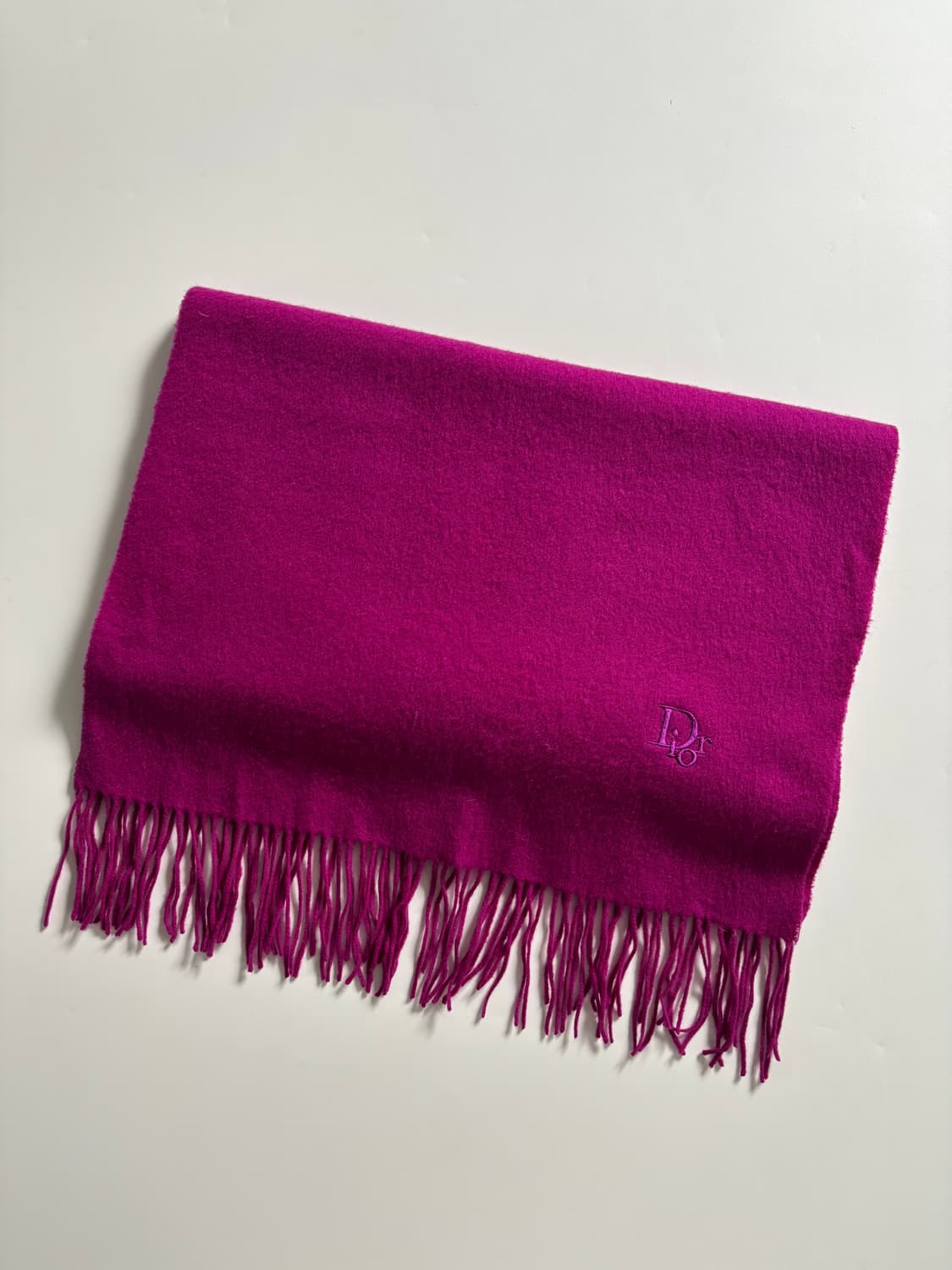 Christian Dior 디올 퍼플 울 머플러 상품이미지4