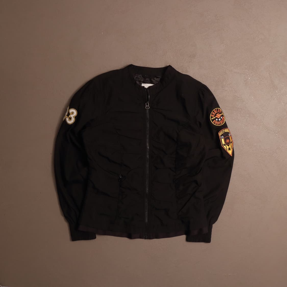 할리데이비슨 나일론 셔링 집업자켓 A1381 상품이미지1