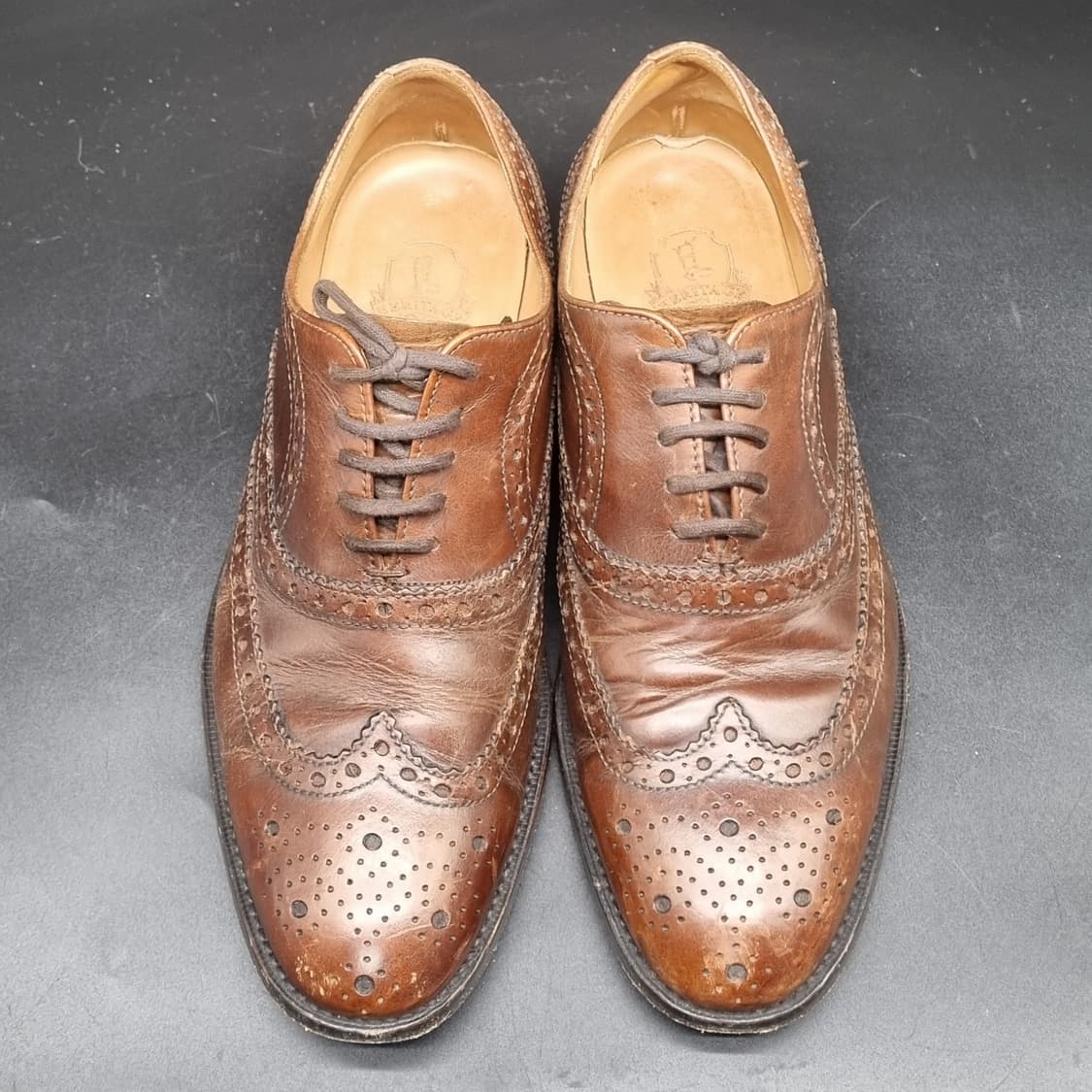 금강 헤리티지리갈 남성윙팁구두 실사이즈255 상품이미지2