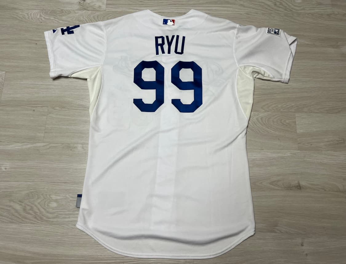 [44] 마제스틱 MLB LA다저스 홈 류현진 유니폼 상품이미지2