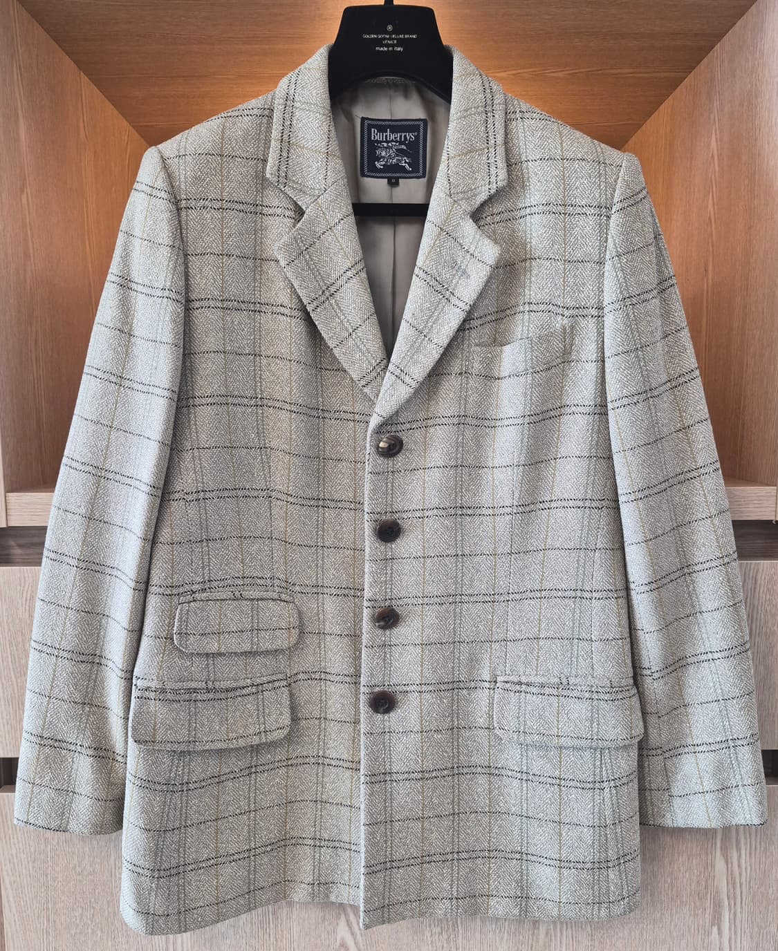 90's Burberrys Check Sport Coat Women(9) 상품이미지1