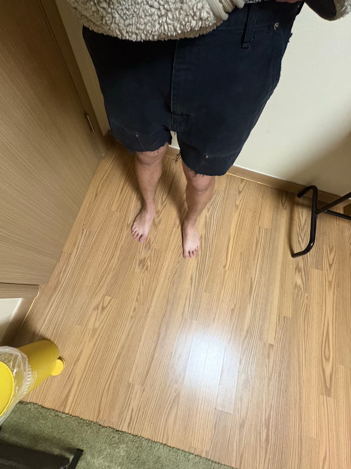 칼하트 더블니 컷오프 10s 블랙 36 상품이미지4