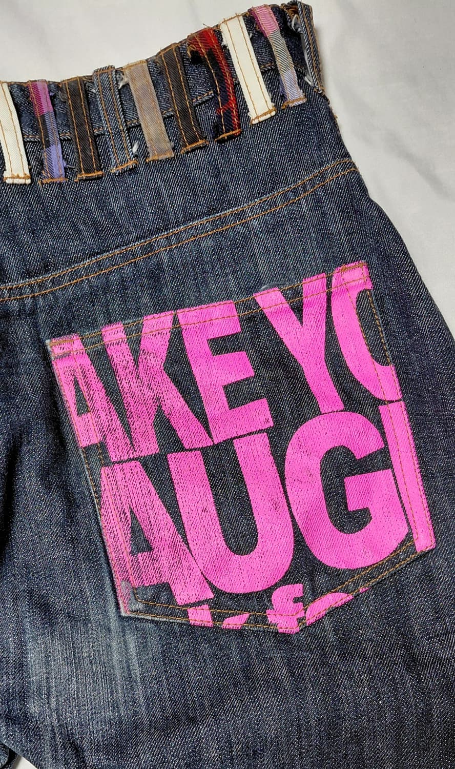 [M] UP-START Removal 하라주쿠 펑크 디테일 데님 팬츠 상품이미지10