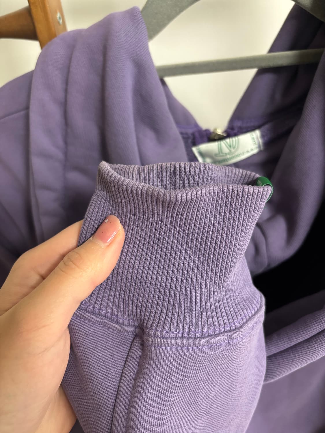 노컨텐츠 스타 패치 후드집업 상품이미지3