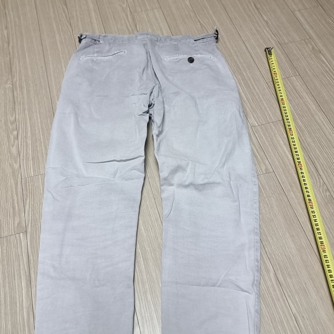 베르위치 코튼 팬츠 그레이 롤업 면바지(33) 상품이미지7