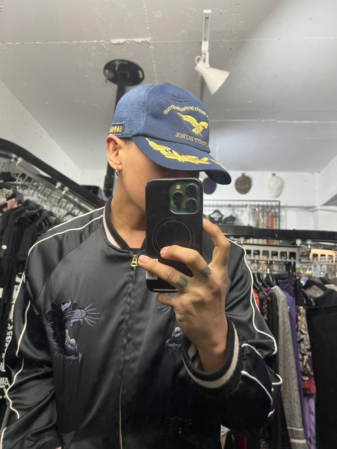 Japan security work cap 상품이미지1