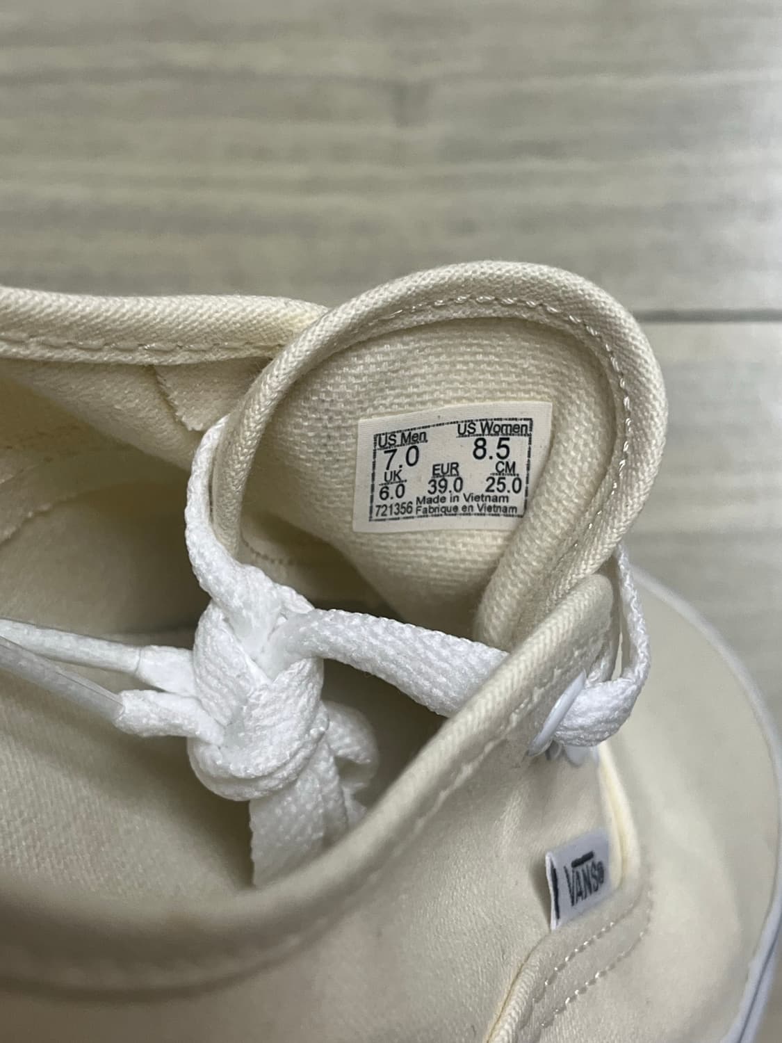 반스 어센틱 크림 250 상품이미지7