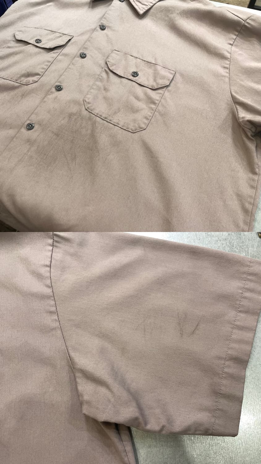 (2XL) Dickies 디키즈 반팔 워크 셔츠 그레이 상품이미지8