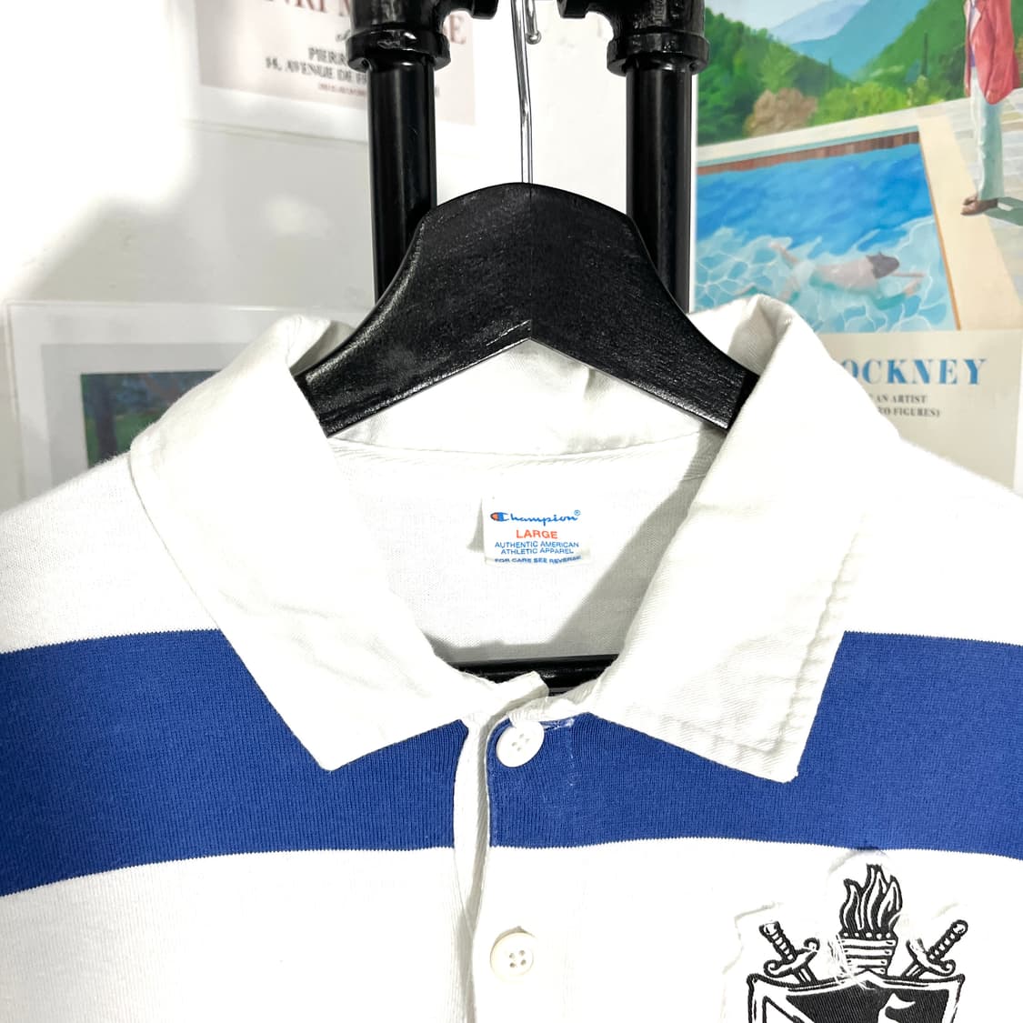 챔피온 패치 스트라이프 카라티 상품이미지4