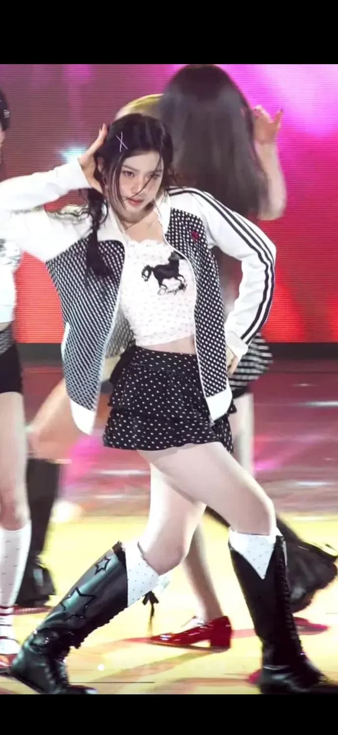 키키 착용 아디다스 대장급 네이비 도트 땡땡이 져지 m 상품이미지1