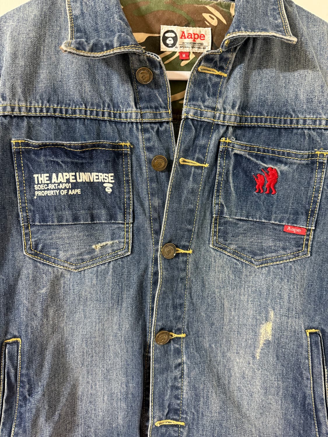 에이프 청자켓 M 상품이미지1