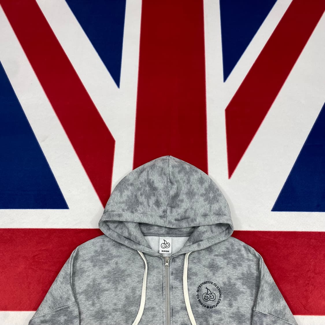 키르시 후드집업 1 실측 여성55-66 상품이미지2