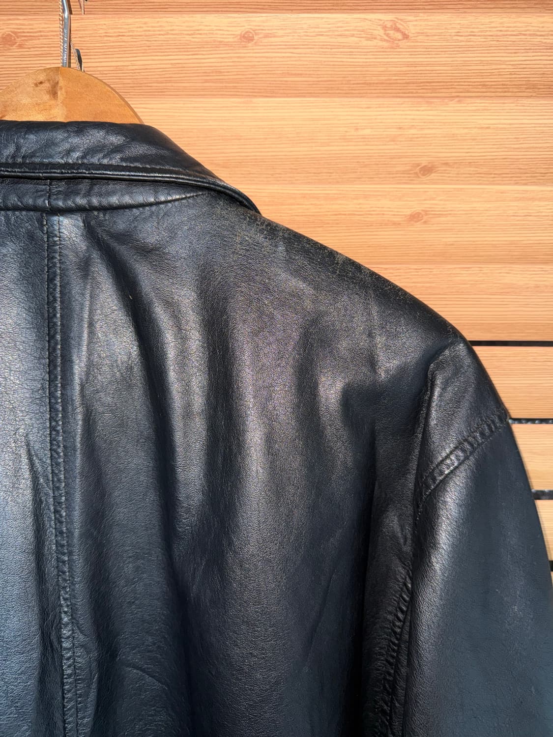 프릭스스토어 카우하이드 레더 카코트 상품이미지8