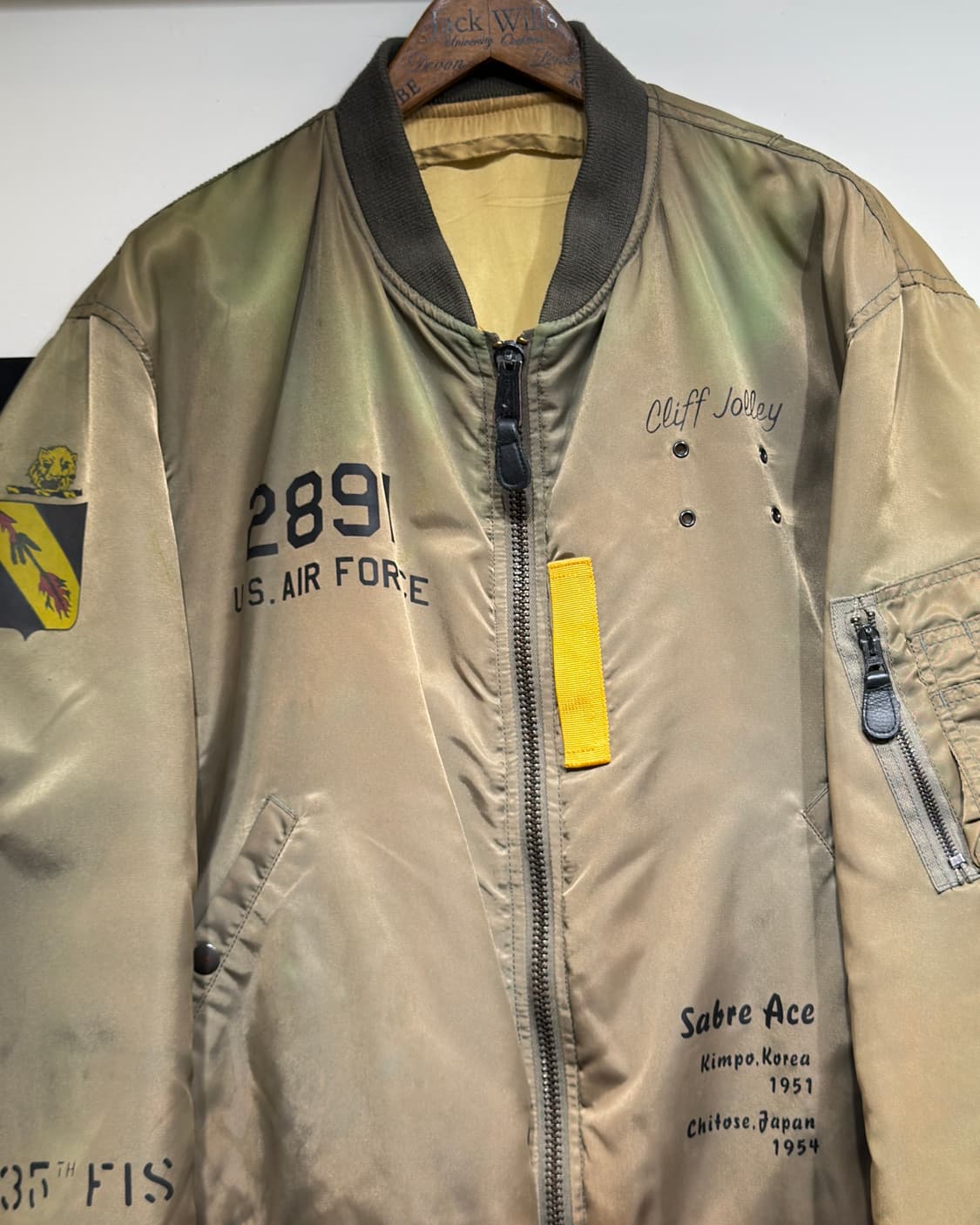 80s 아비렉스 한국전쟁 USAF 마원 자켓 상품이미지2