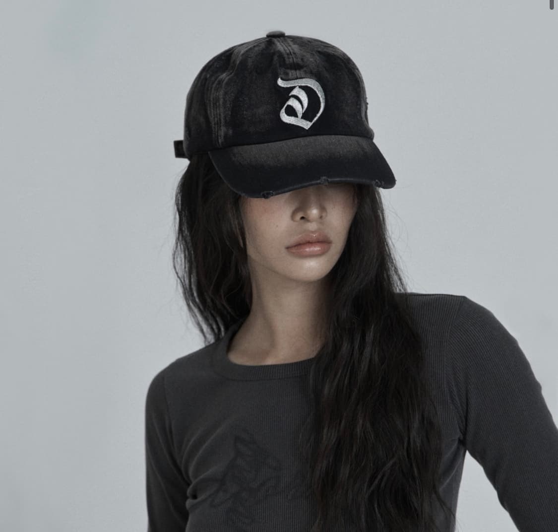 오도어 faded logo cap onyx 상품이미지1