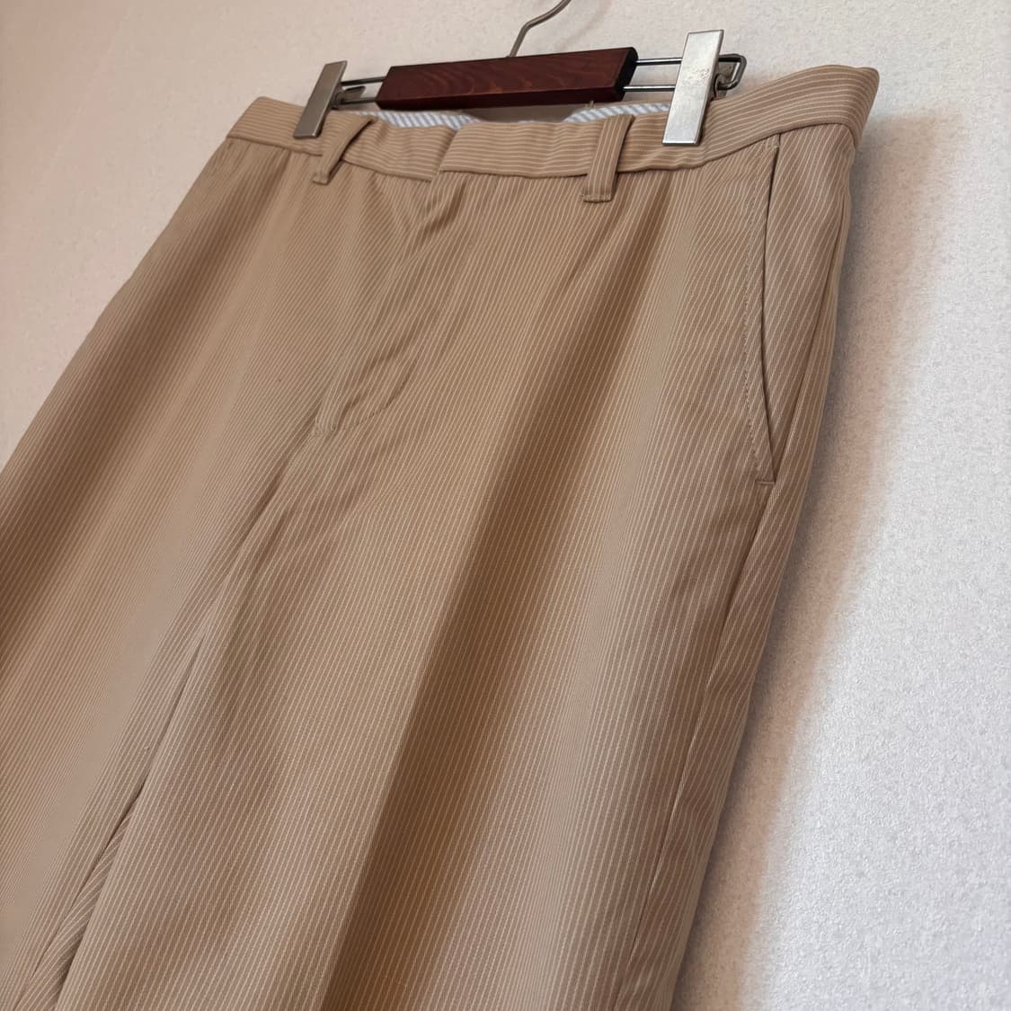 새제품급 타미힐피거 34 스트라이프 팬츠 바지 루즈핏 실루엣 상품이미지4