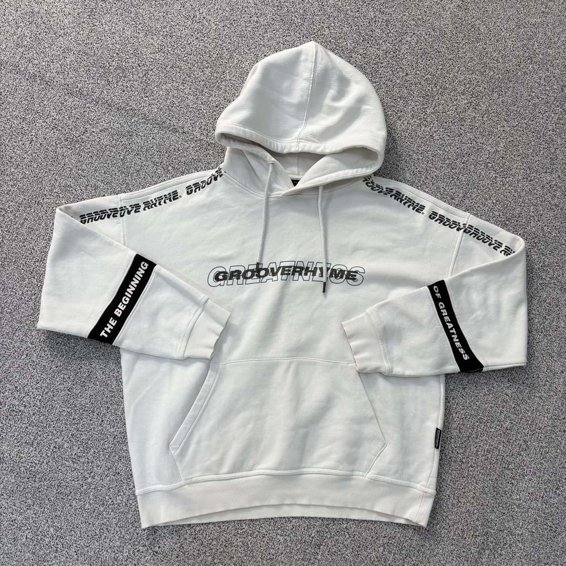L 그루브라임 빅로고 기모 후드티 0305J 상품이미지1
