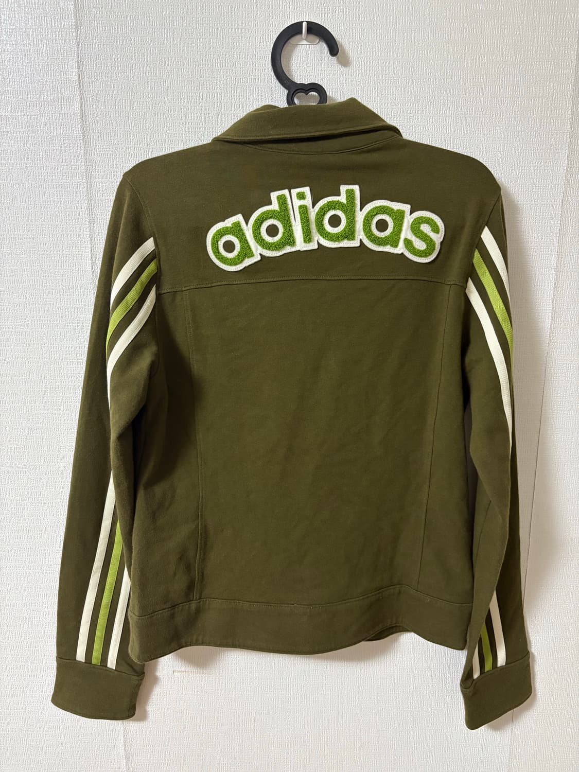 이틀간 세일!!)아디다스 y2k 백로고 카라 집업 자켓 상품이미지3