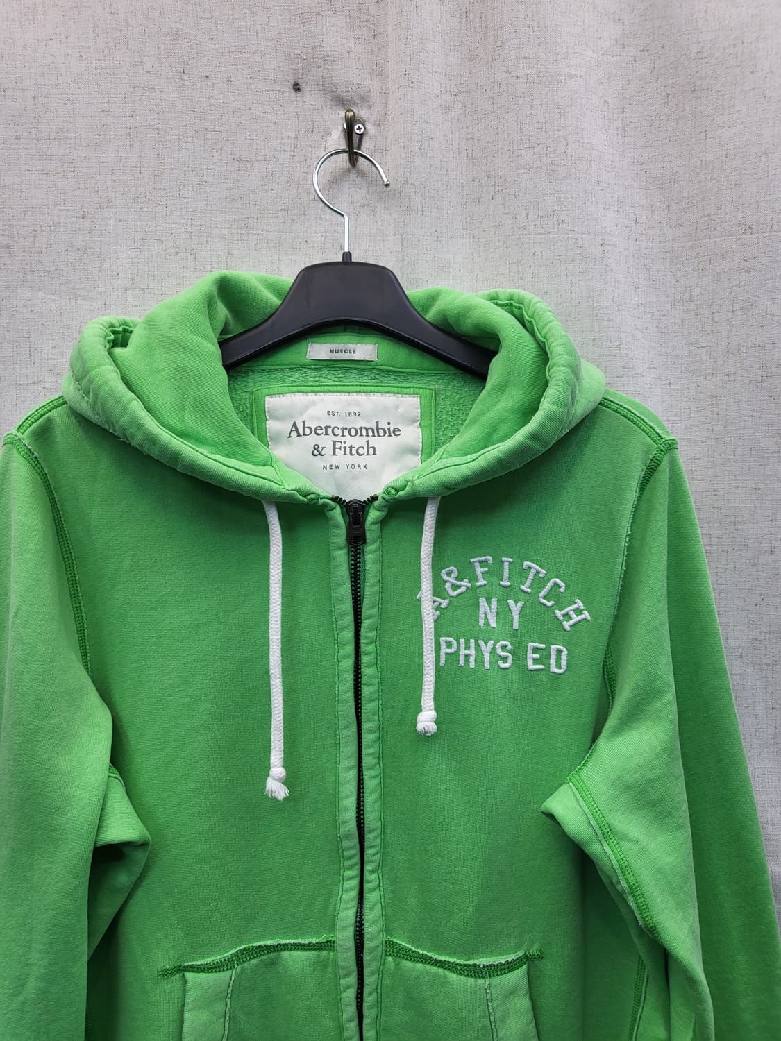 아베크롬비 그린 후드집업 상품이미지3