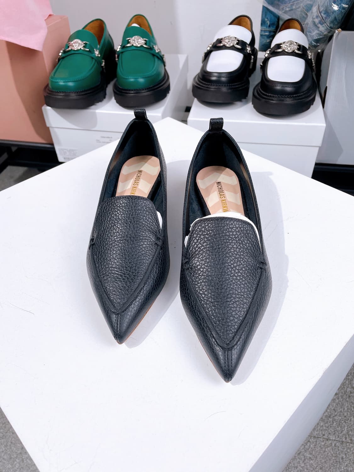 (정품/새상품) 니콜라스 커크우드 여성 블랙 BEYA 로퍼 상품이미지4