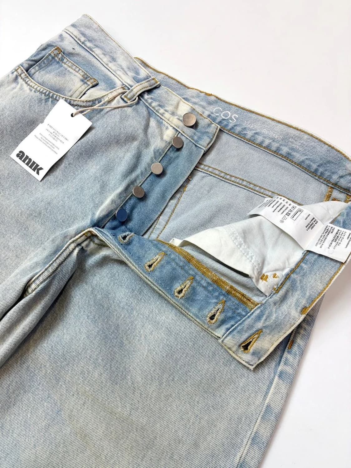 코스 COS 페이딩 테이퍼드 데님 팬츠 PN5453 상품이미지3