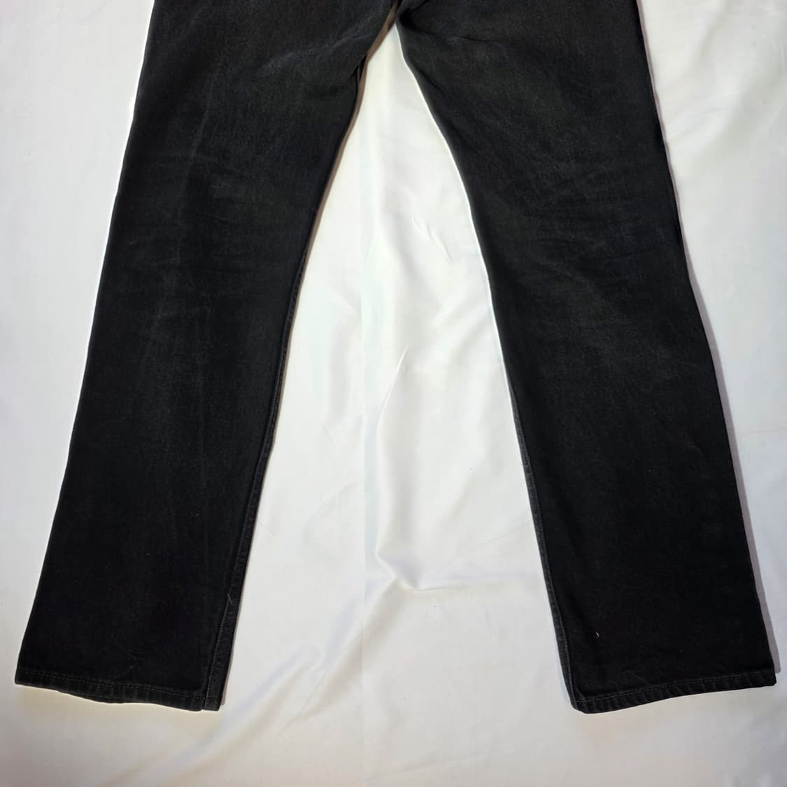 [W31L32]리바이스 505 스트레이트핏 블랙 데님 팬츠 상품이미지7
