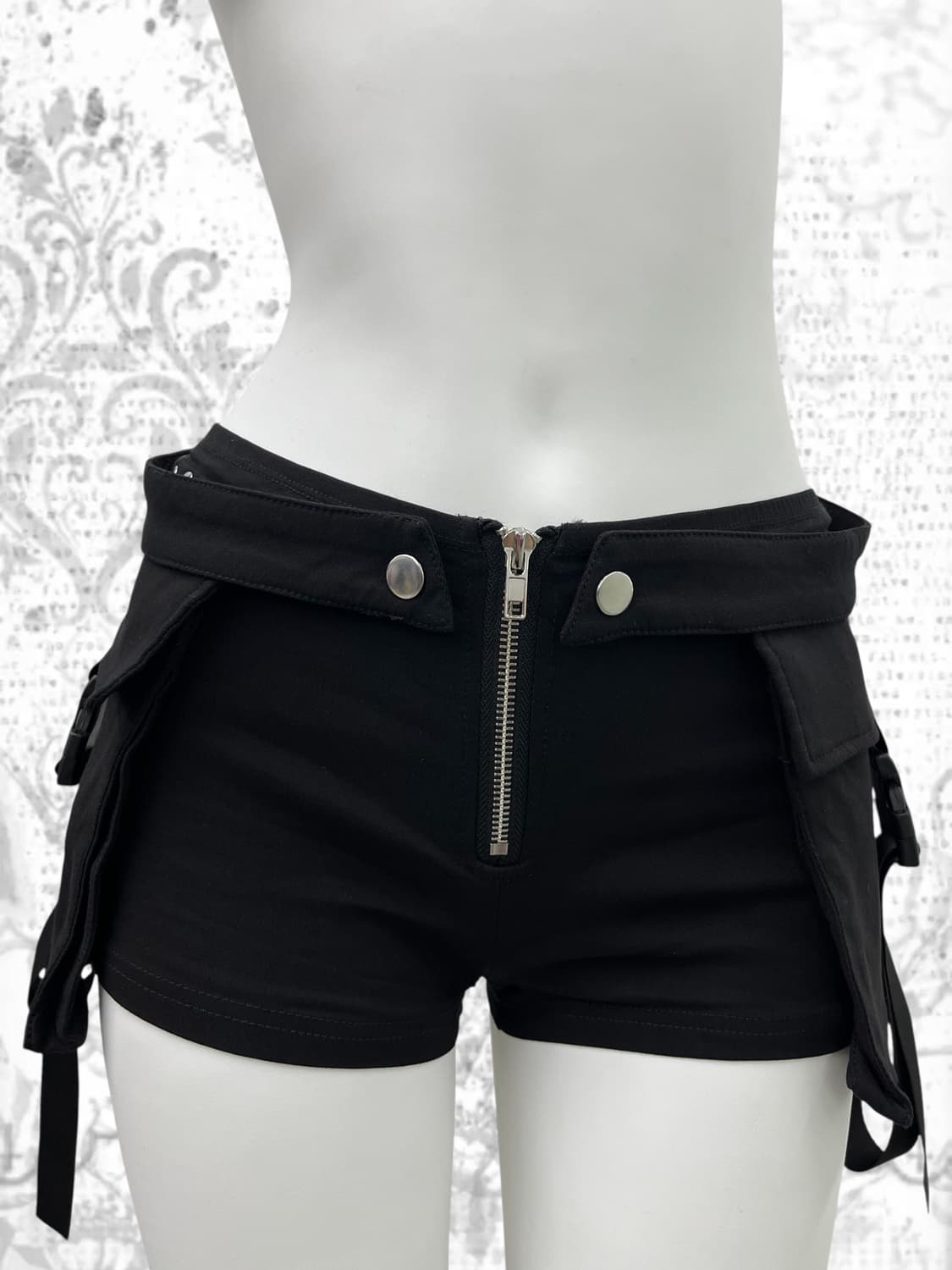 side pocket stud shorts 상품이미지3
