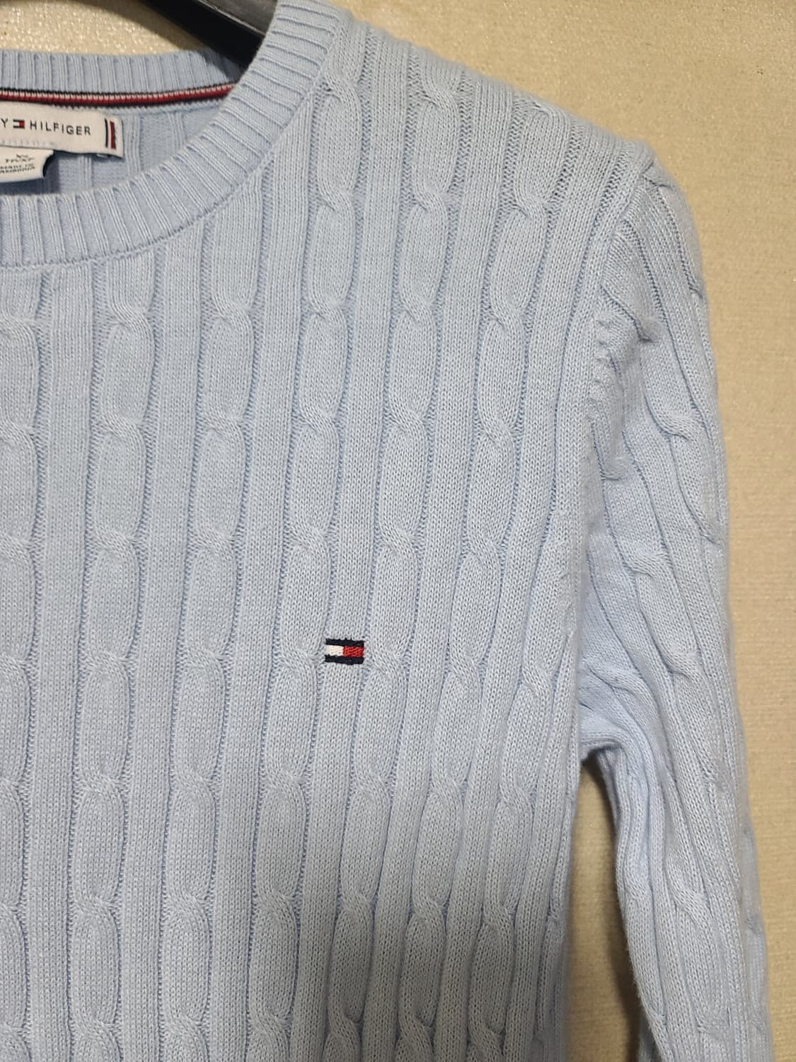 한섬 타미힐피거 케이블 코튼니트 상품이미지3
