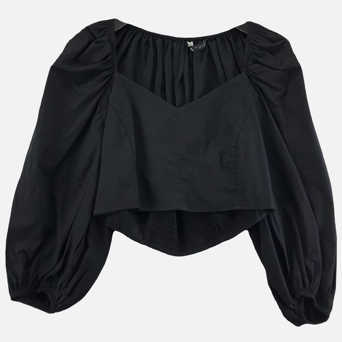 자라 블랙 여자 블라우스 L N4463 상품이미지1