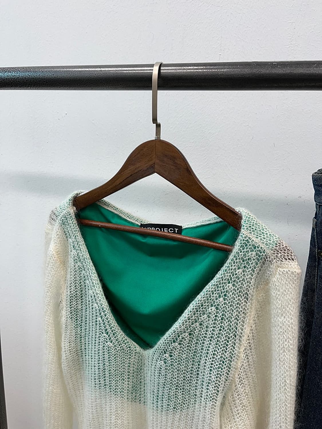 여)  y/project 알파카 레이어드 니트  상품이미지5