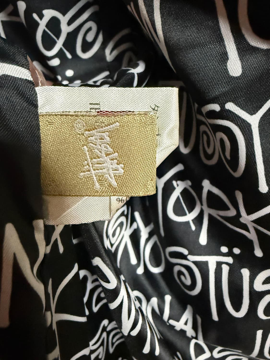 Stussy schott 콜라보 스투시 블랙 피코트 상품이미지5