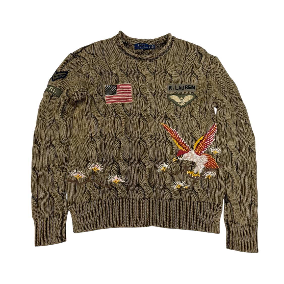 폴로 랄프로렌 케이블 자수 니트 상품이미지1