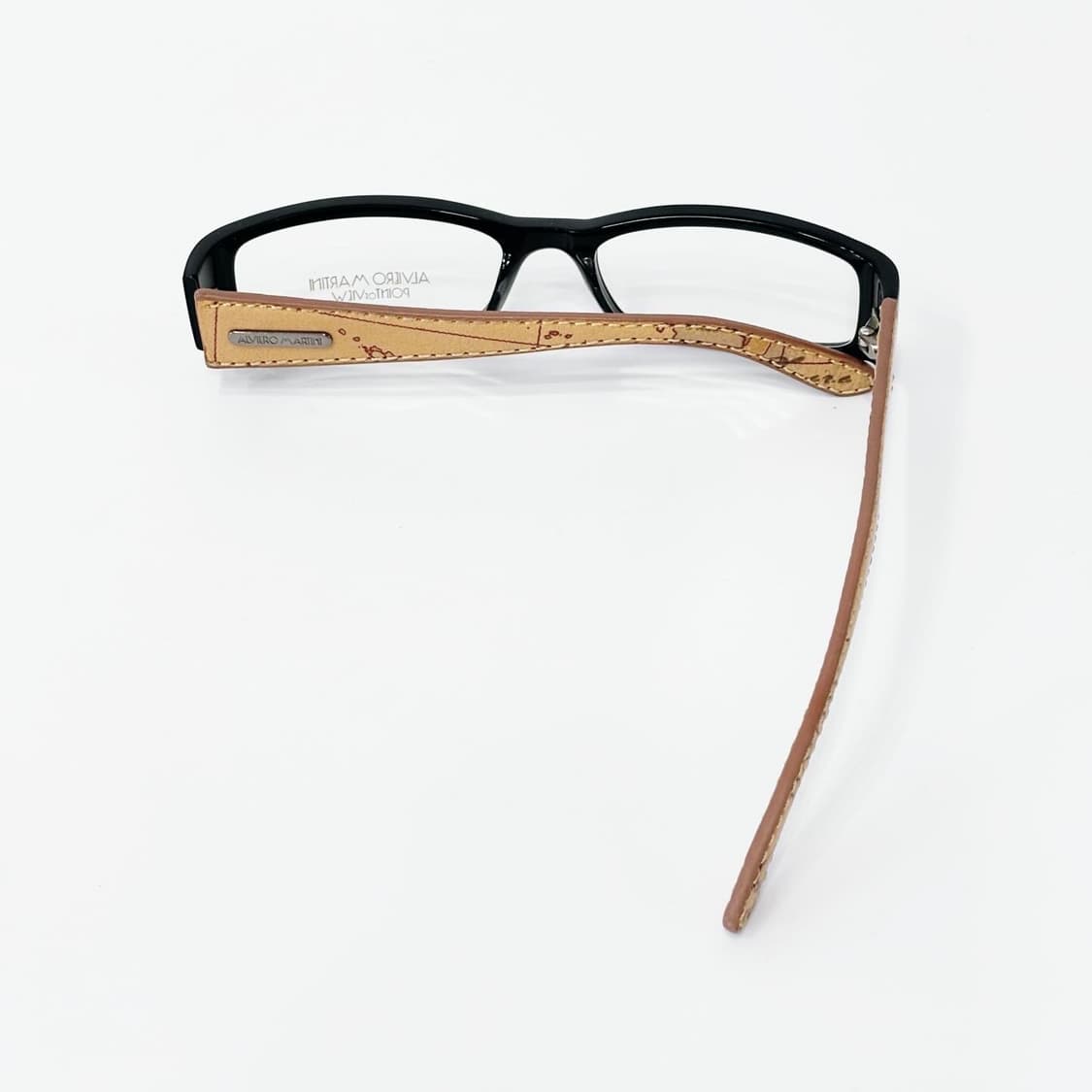 ALVIERO MARTINI 블랙 뿔테 데드스탁 빈티지안경 상품이미지3