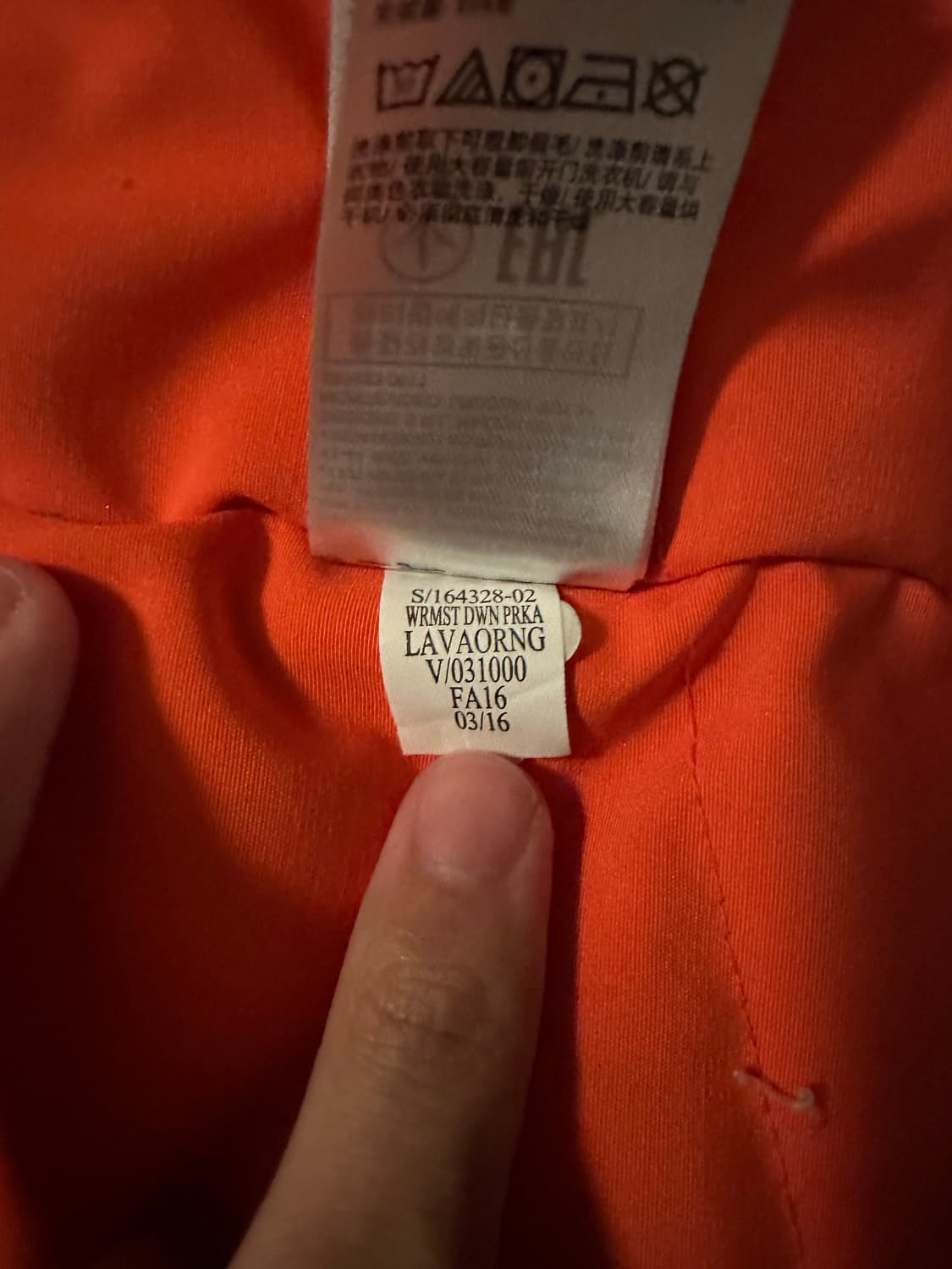 GAP 키즈 워메스트 다운 파카 (라바 오렌지) XL(키즈사이즈) 상품이미지3