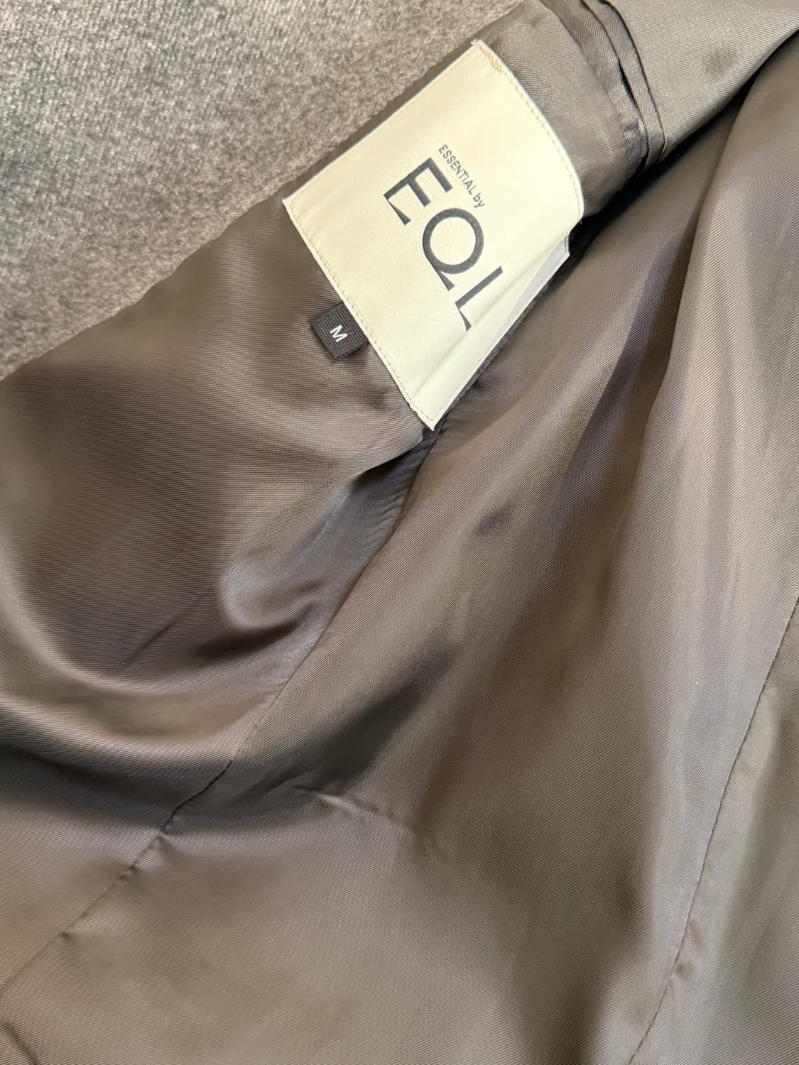 EQL 더블 브레스티드 코트 (M) 상품이미지2