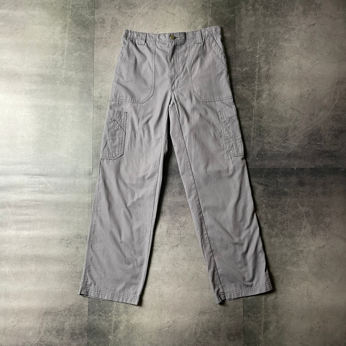 CARHARTT 칼하트 빈티지 하프밴딩 그레이 카고 팬츠 상품이미지1